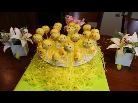 How to make Easter Chicken Cake Pops