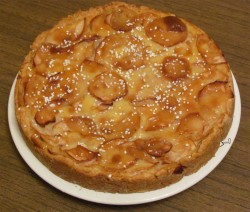 Homemade apple cake