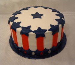 American Memorial Day cake