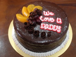 Chocolate Fathers day  cake