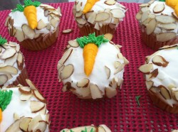 Cupcakes with carrot