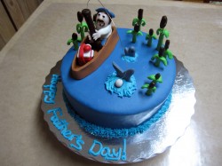 Fathers day cake – fishing