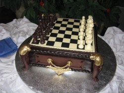 Grooms cake – chessboard