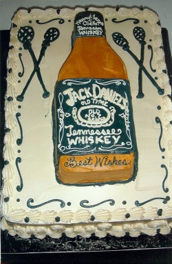 Groom’s cake with Whiskey