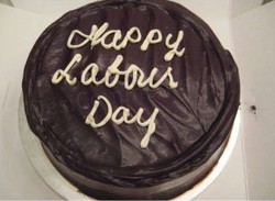 Happy Labour day cake