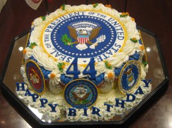 President birthday cake