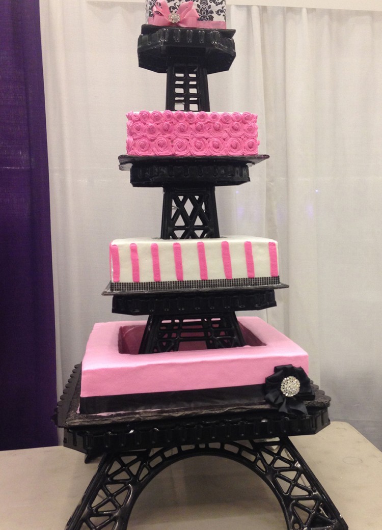 Quinceanera cake- Eiffel tower