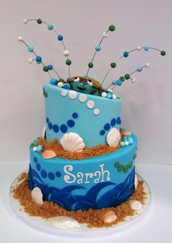 Sarah sea themed cake