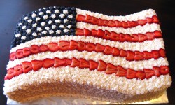 USA Independence Day cake