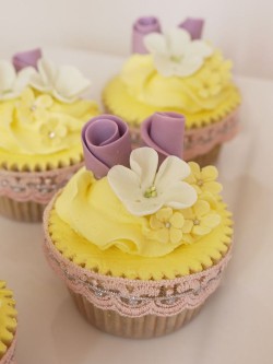 Beautiful lemon cupcakes