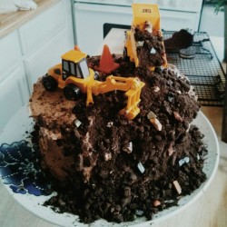 Birthday dirty cake