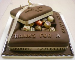 Chocolate Anniversary cake