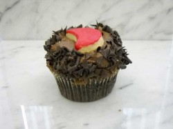 Chocolate crumbs cupcake