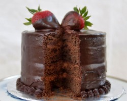 Cute chocolate cake