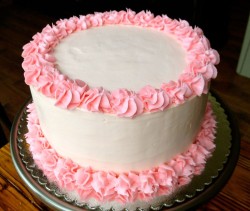 Cute vanilla cake