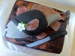 Groom’s cake – fish