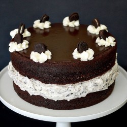 Oreo cake with mini oreo