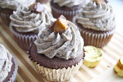 Oreo crumbs cupcakes