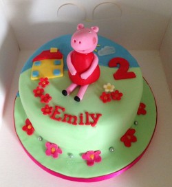 Peppa pig  birthday cake idea