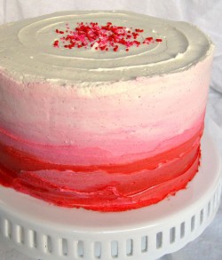 Pink vanilla cake