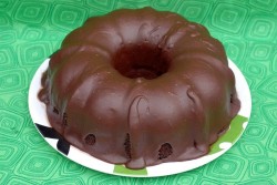 Sponge chocolate bundt cake