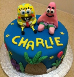 Spongebob cake for Charlie