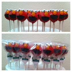 Sweet gift – Elmo cake pops