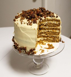 Tasty pumpkin cake