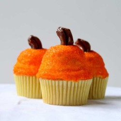 Beautiful pumpkin cupcakes