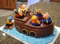 Cake – pirate ship