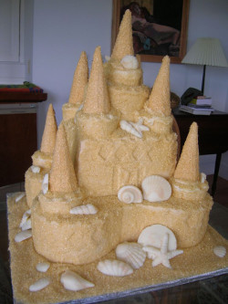 Cake – sand castle