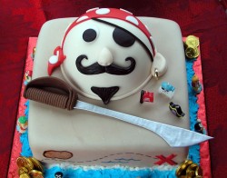 Pirate Birthday cake for kids