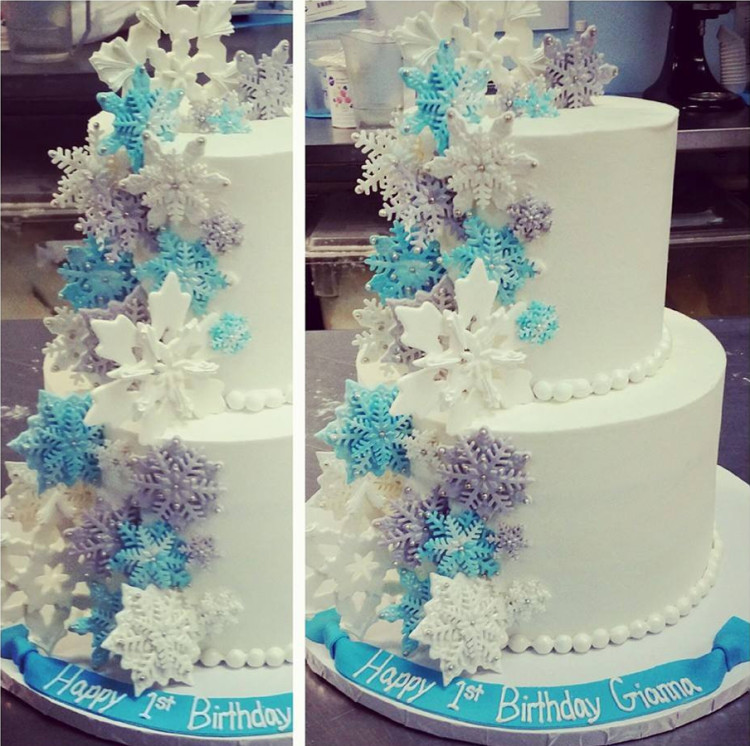 Awesome winter Birthday cake