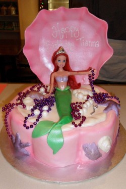 Barbie cake for birthday