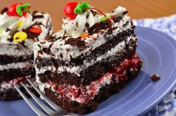 Black forest cake’s slices