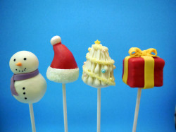 Cake pops for Christmas