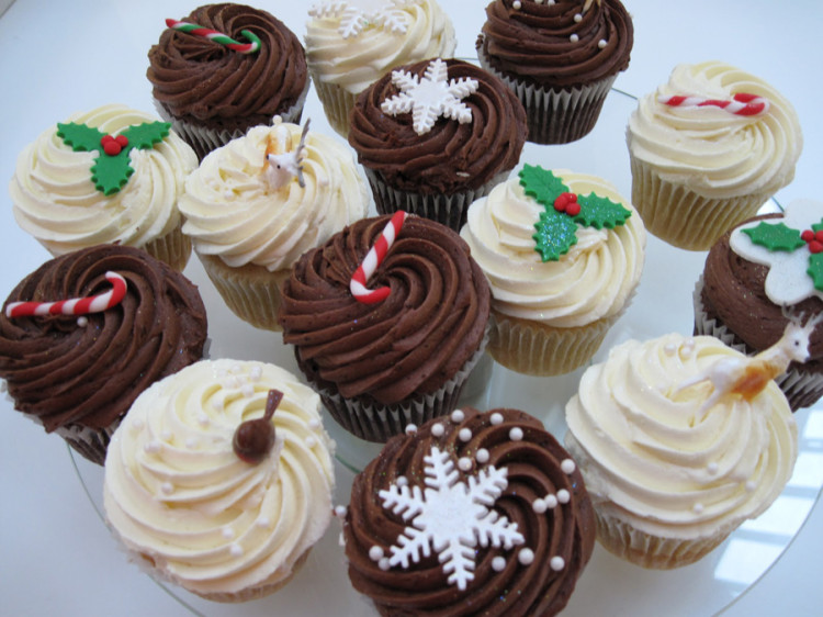 Christmas cupcake