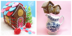 Crazy gingerbread houses