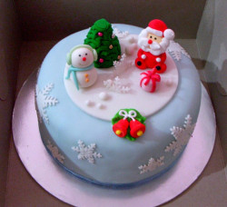 Cute Christmas cake