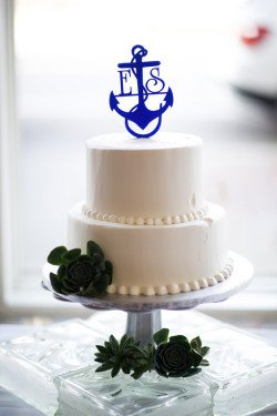 Cute Wedding nautical cake