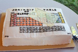 Groom’s cake – periodic table