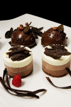 Mini chocolate cakes