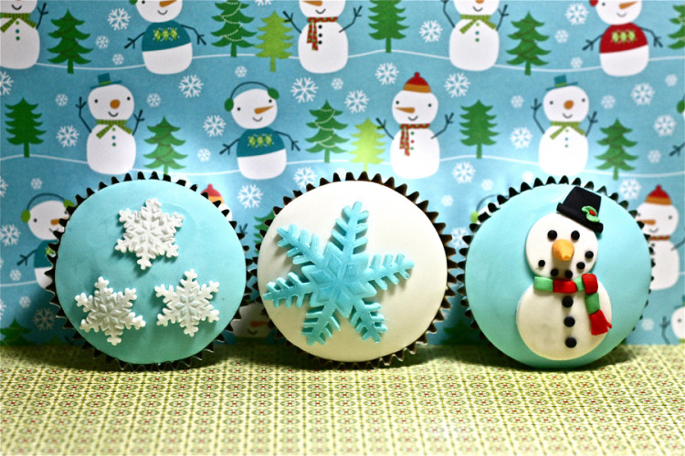 Nice Christmas cupcakes