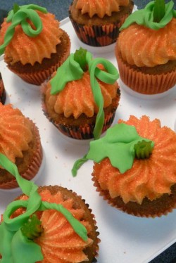 Pumpkin cupcakes