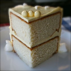 Sponge coconut cake