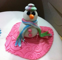 Sugarcraft snowman