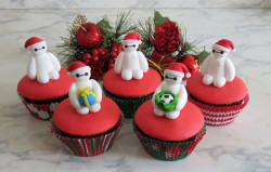 Tasty Christmas cupcakes