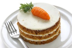 Homemade carrot cake