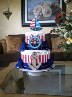 Beautiful nautical cake