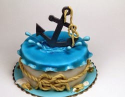 Cake with anchor